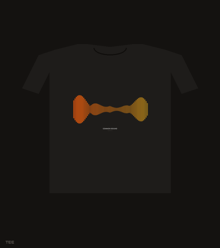 Sound Wave Back Print Tee