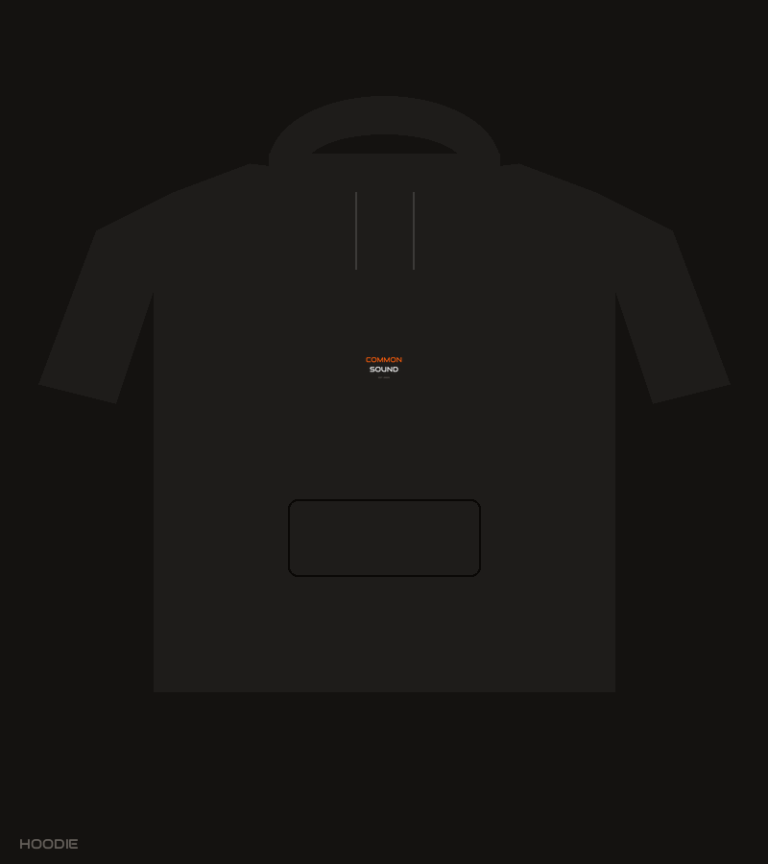 Common Sound Text Hoodie